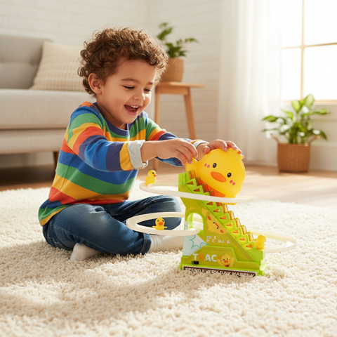 GlidingSkill – Kletter Spielzeug Wit Musik Und Endlosem Rutschspaß