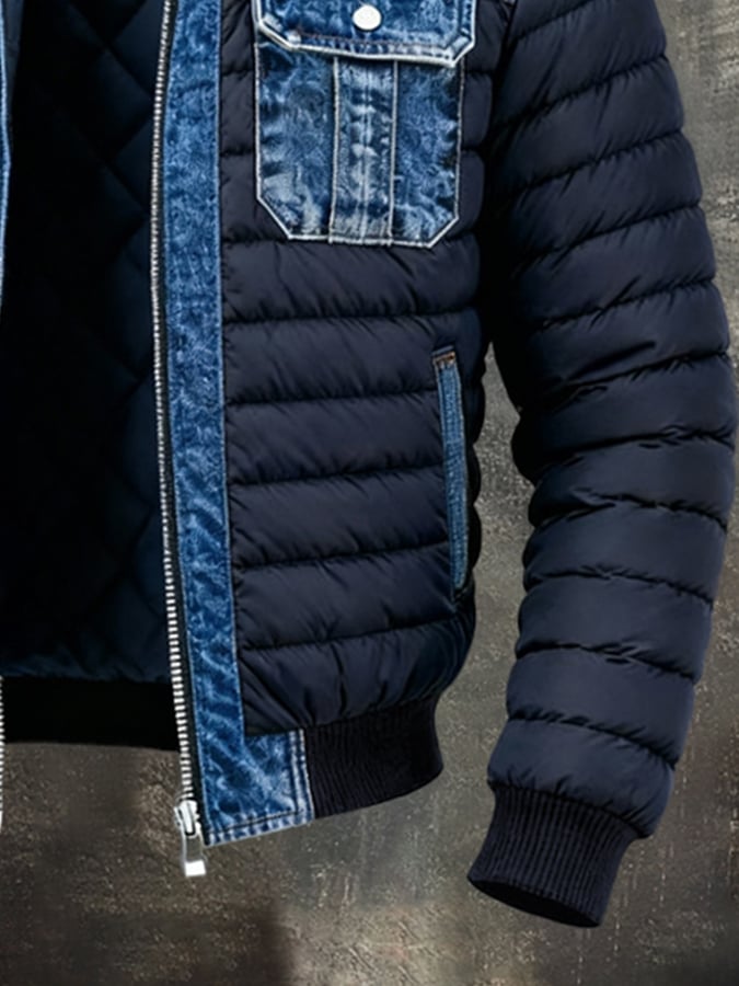 Henrikas – Klassische Jeans Jacke Mit Fronttaschen