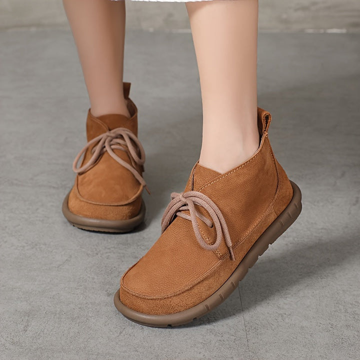 Lirinda – Lederstiefeletten Mit Schnürung