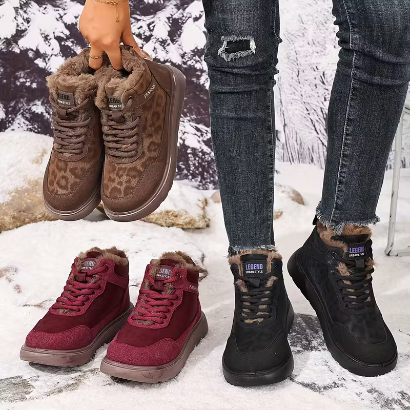 Elizia – Schnürschuhe Mit Dicker Sohle