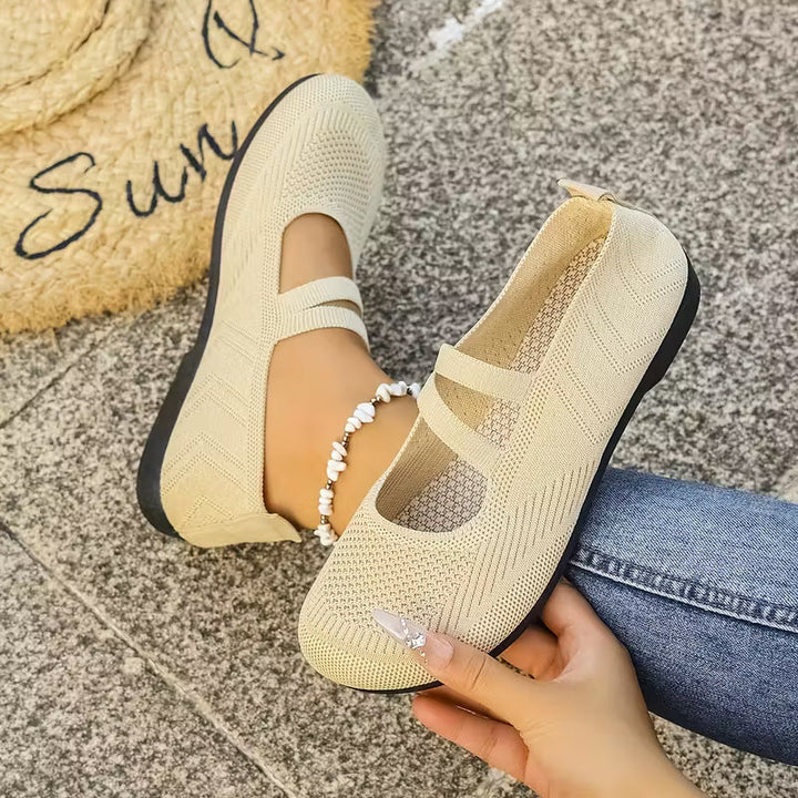 Kethryn – Mary Jane Slipper Aus Strick