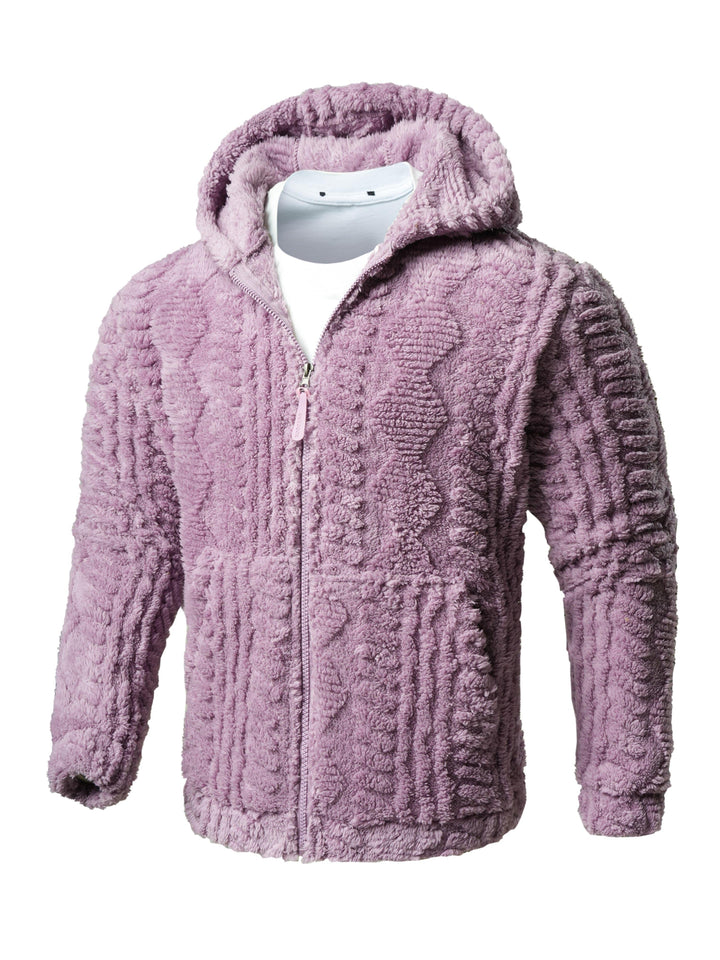 Bingwa - Langärmelige Kapuzen Jacke Mit Reißverschluss