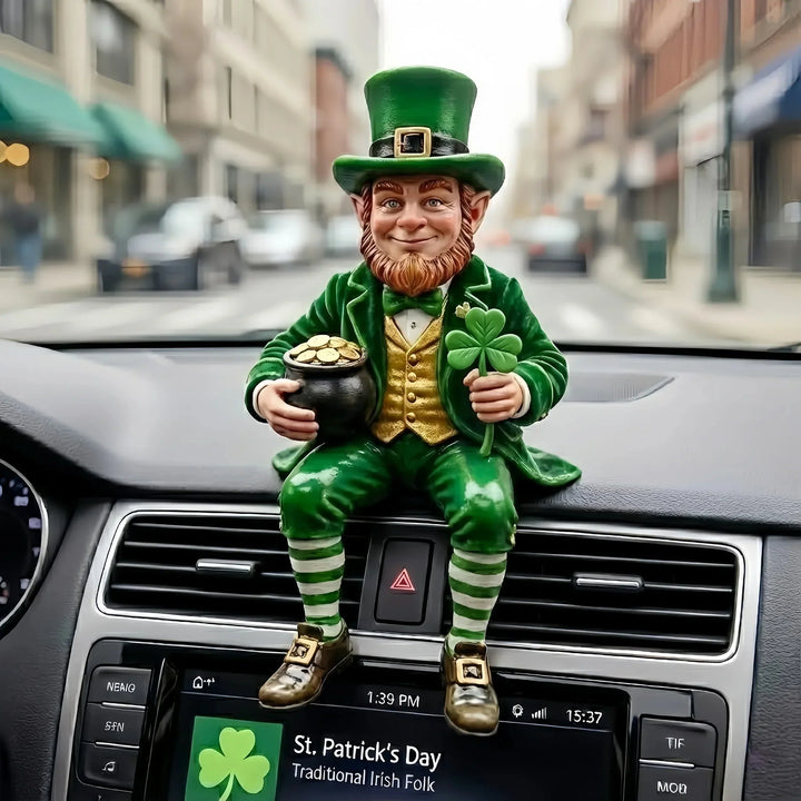 IrishFortune – Dekorative Figur eines Kobolds zum St. Patrick's Tag