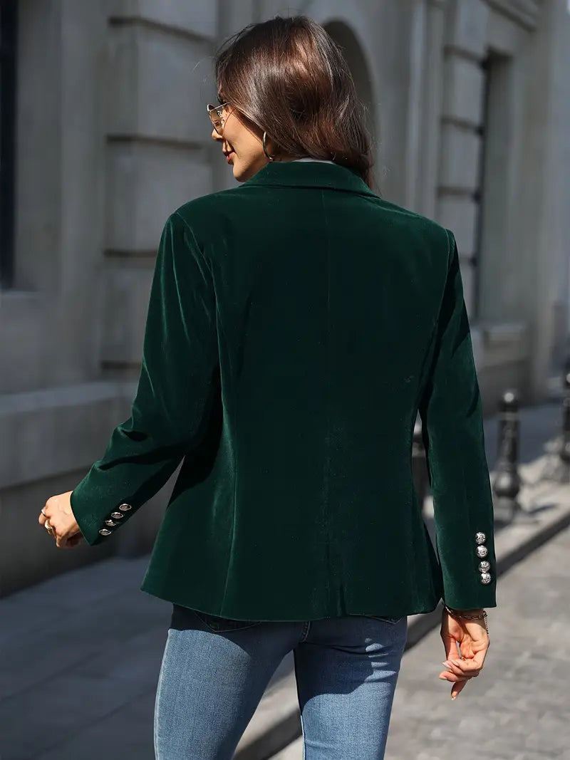 Elīna – Modischer Samt Blazer