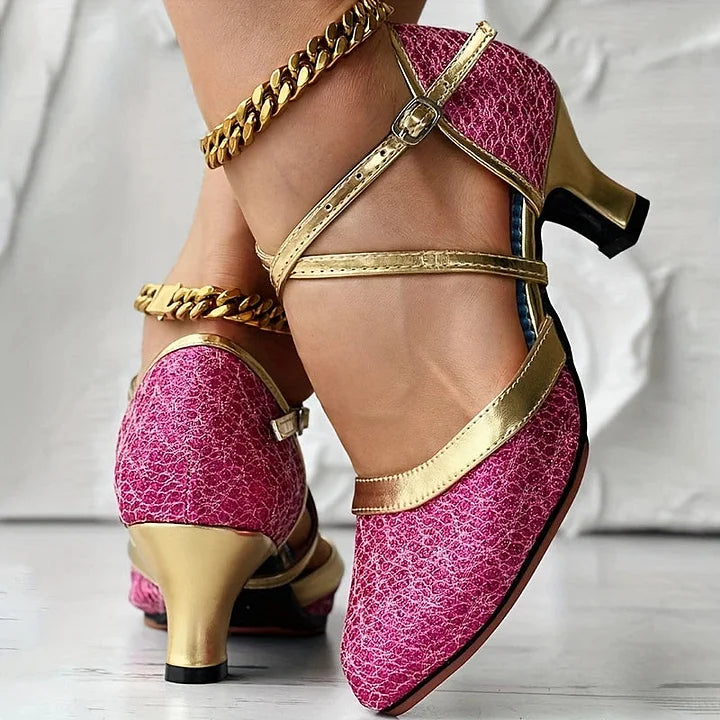 Taleia - Elegante Sandale Mit Klobigem Absatz