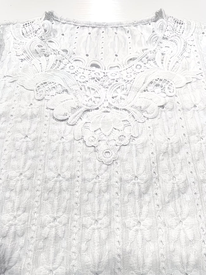 Rickea - Elegante Kurzarmbluse