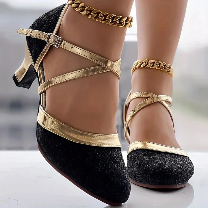 Taleia - Elegante Sandale Mit Klobigem Absatz