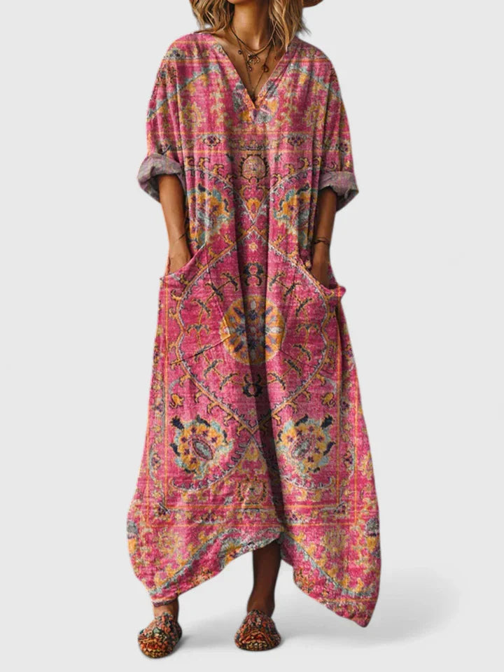 Chathumi - Elegantes Kleid Mit Aufdruck