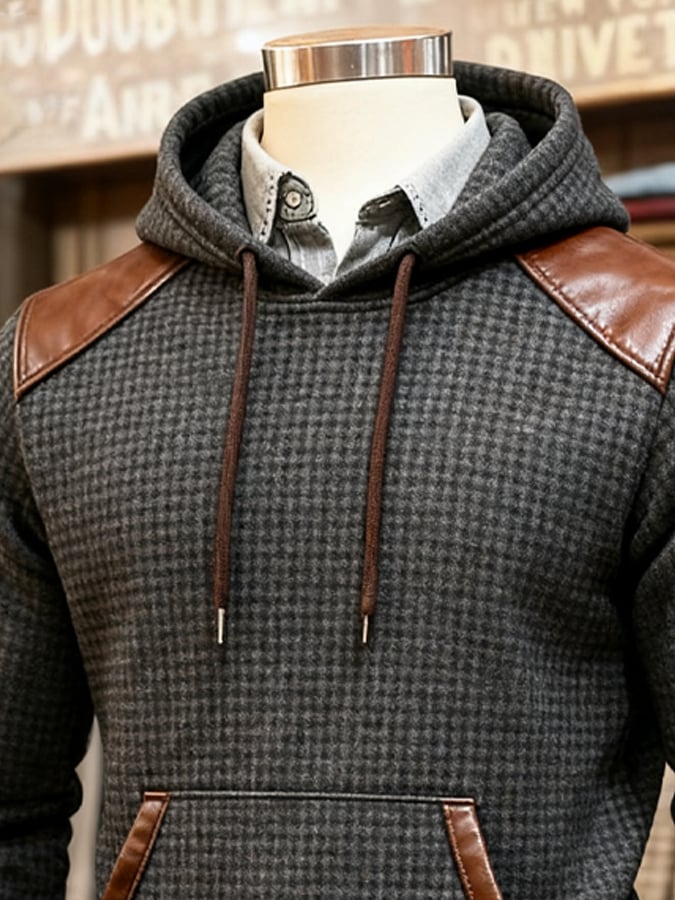 Southee – Langarm Hoodie Mit Waffelmuster