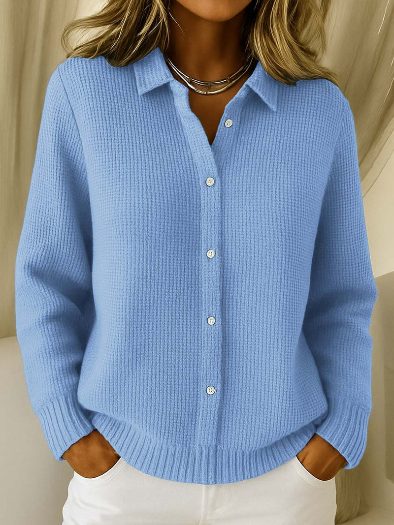 Nofar - Klassische Strickjacke Mit Knopfleiste