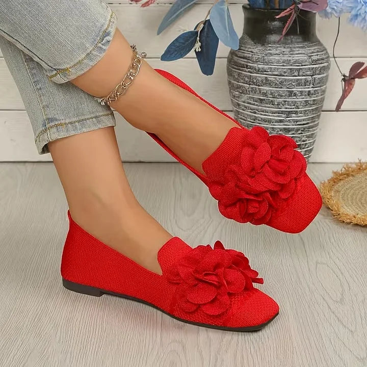 Catriona – Mary Jane Ballerinas Mit Blumenmuster