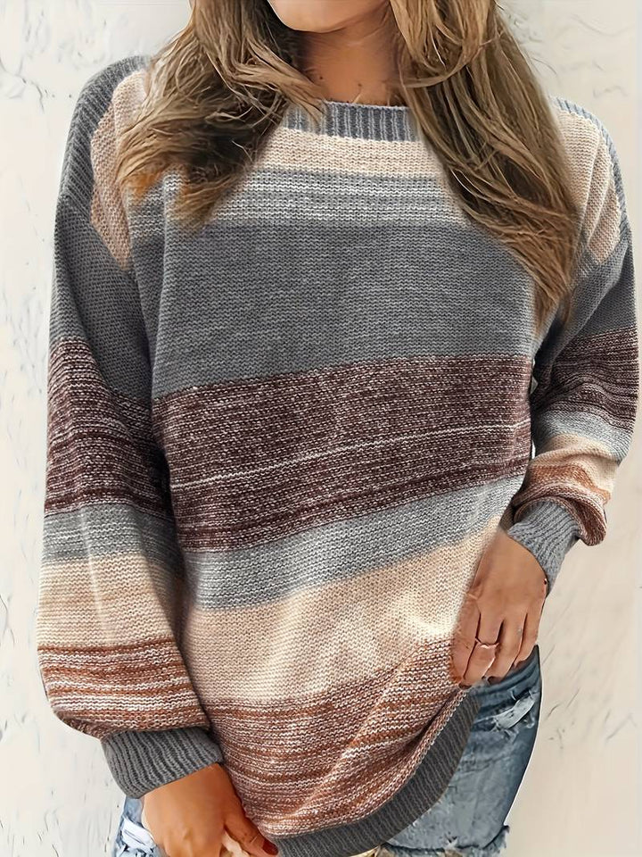Avihod - Eleganter Pullover Mit Rundhalsausschnitt Und Lockerer Passform