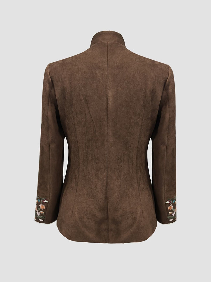 Anisaa – Elegante Jacke Mit Stehkragen