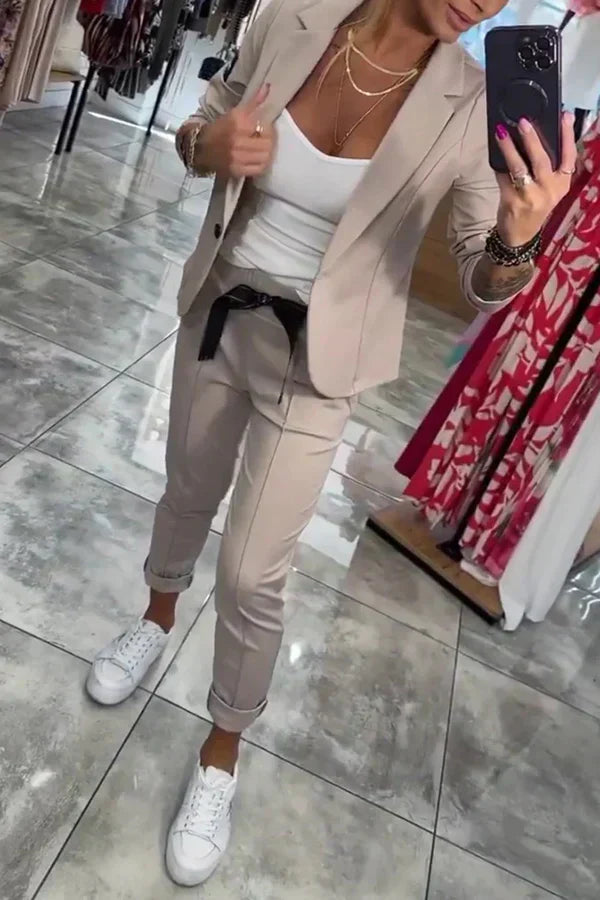 Jocelyne - Elegant Blazer Und Hosen Setzen