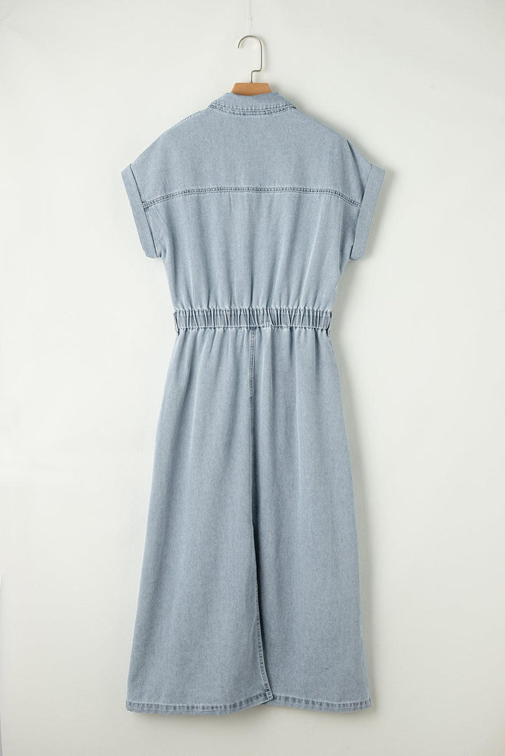 Brygida – Elegantes Jeanskleid
