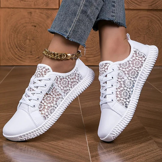 Orly - Atmungsaktiver Mesh Schnürloafer