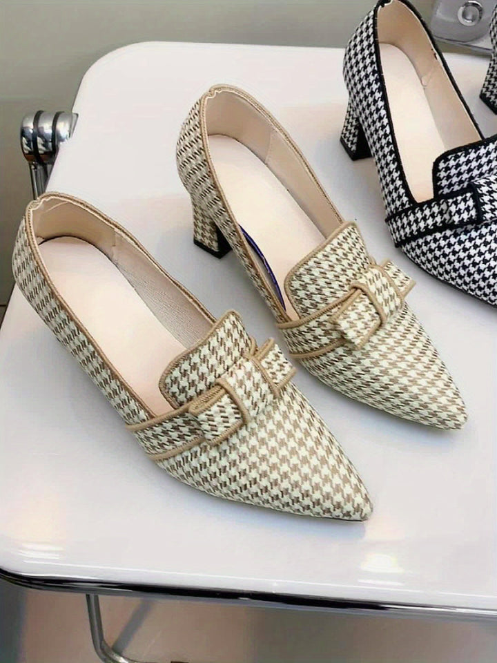 Alison - Lässige Spitze Zehen Pumps