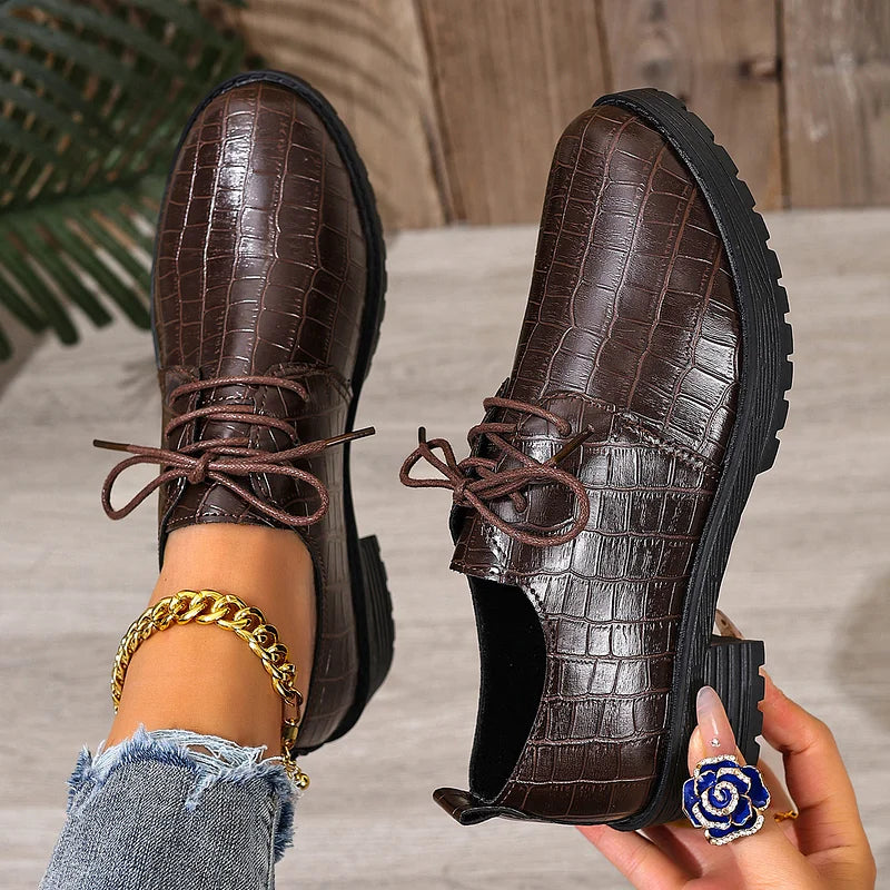 Niyra – Derby Schuhe Mit Schnürung Und Klobiger Sohle