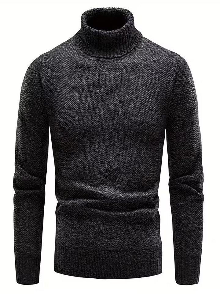 Wessam – Eleganter Strick Pullover Mit Rollkragen