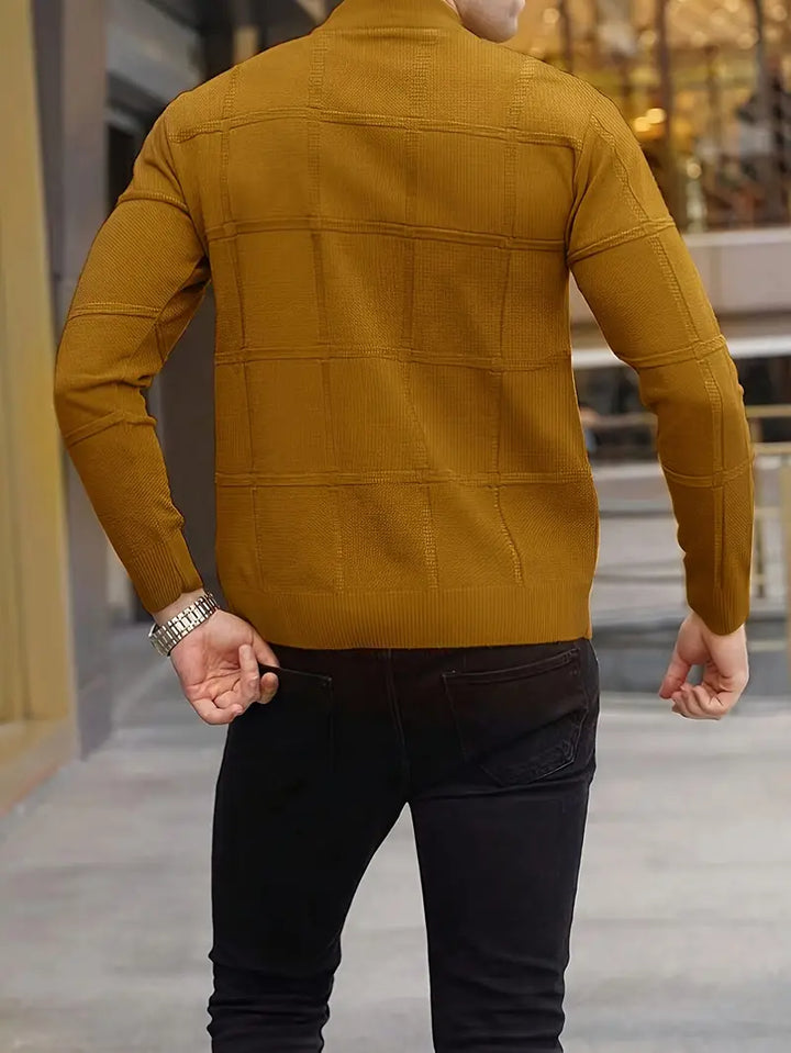 Nunzio - Komfortabel Gestrickt Rollkragen Pullover