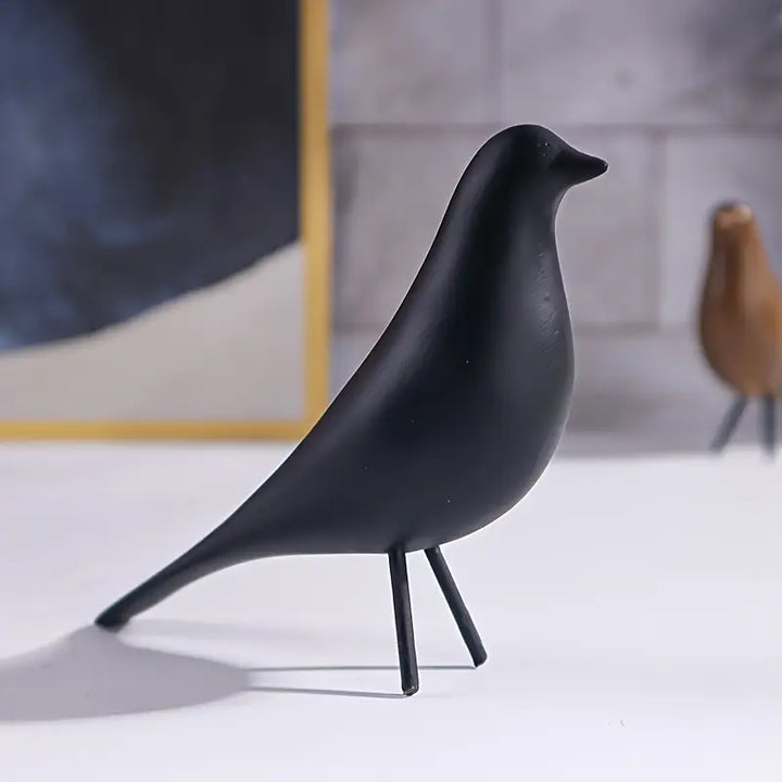 DecoPerch – Kunst Déco Statuen-Satz Mit Abstrakten Vogelmotiven