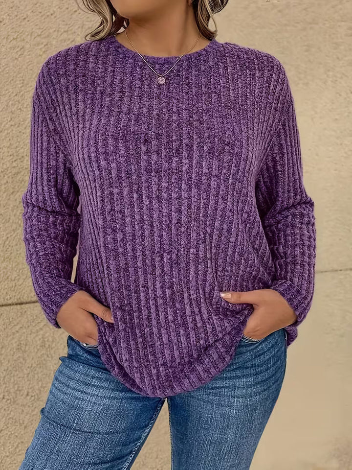 Katiya - Lässiger Locker Sitzender Pullover Mit Langen Ärmeln