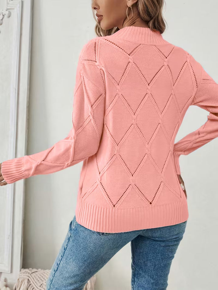 Filisha – Strick Pullover Mit Rundhalsausschnitt