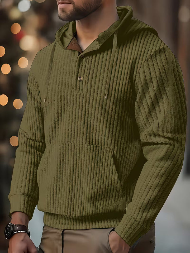 Colman – Elegantes Sweatshirt Mit Kapuze Und Struktur