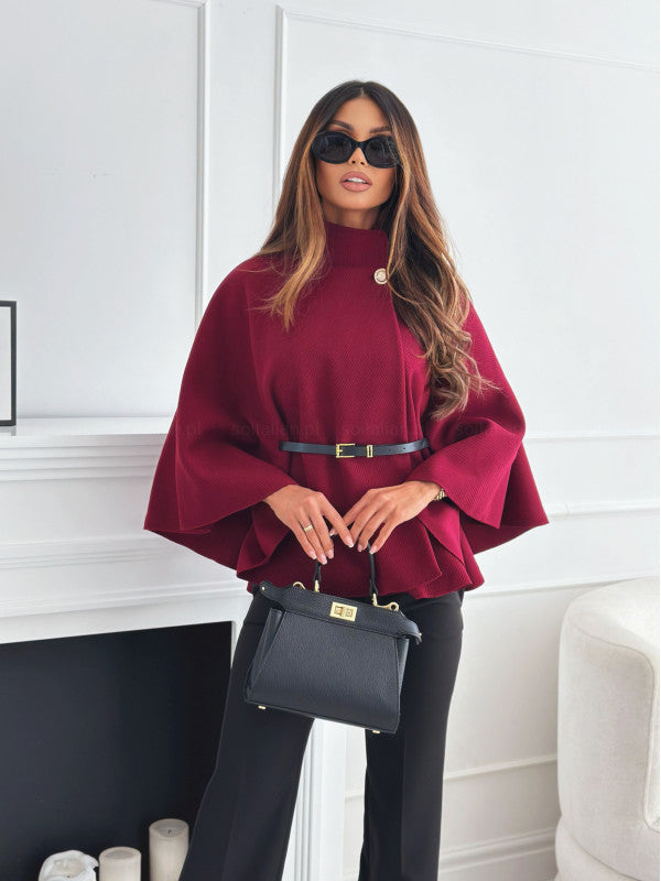 Jurgita – Stilvolle Schmetterlings Jacke Mit Gürtel