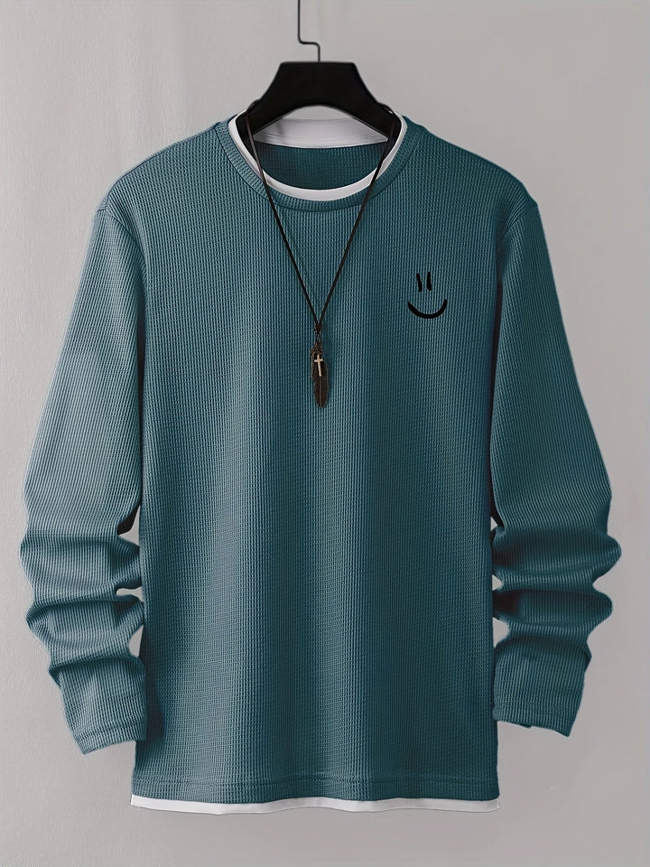 Desmond – Langärmliges Hemd Mit Gesichtsaufdruck