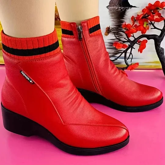 Nuraini – Winterstiefelette Mit Weicher Sohle