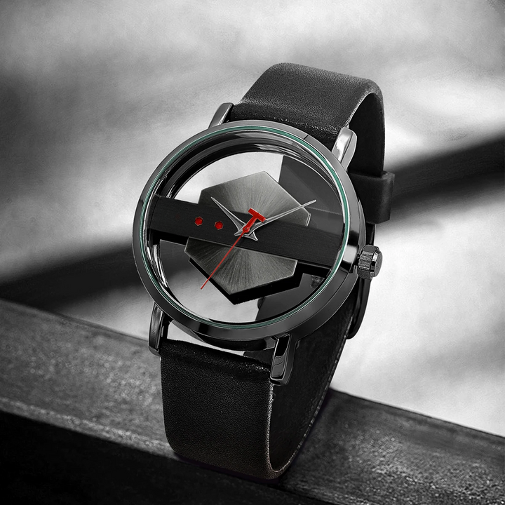 DialVorn - Uhr Mit Geometrischem Zifferblatt Und Armband