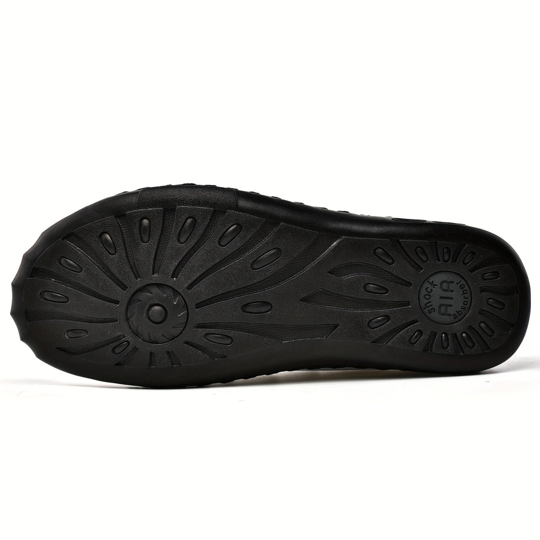 Razam – Lederturnschuh Mit Rutschfester Sohle