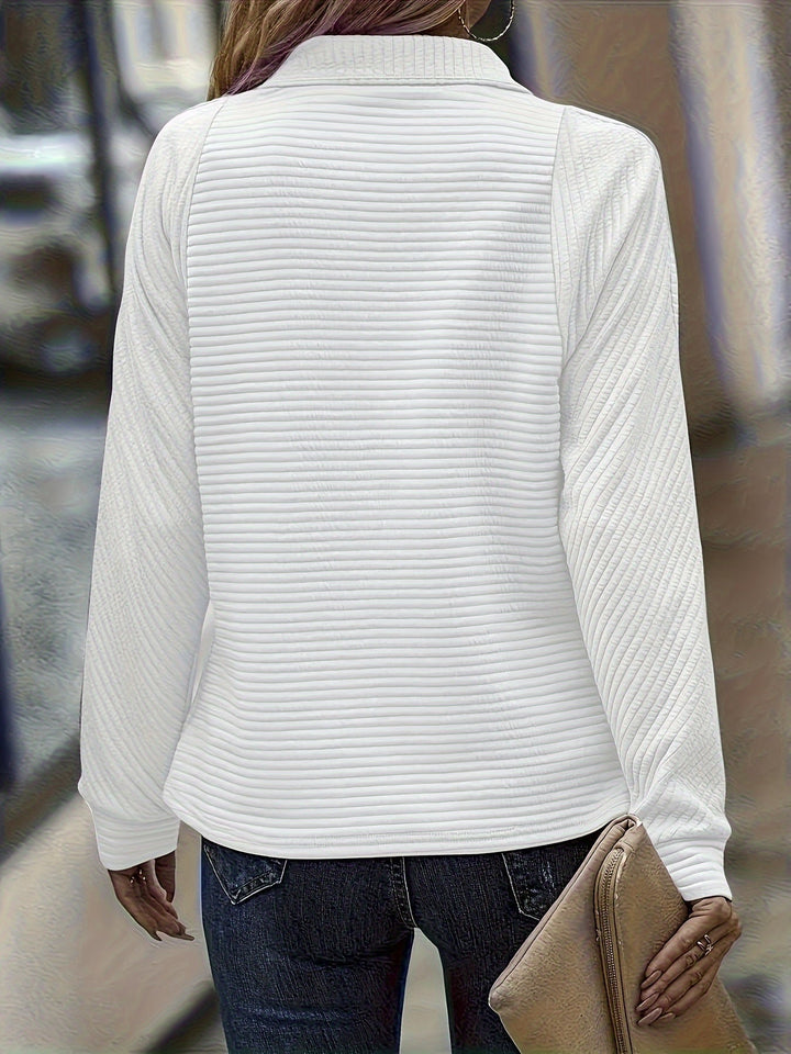 Marthe – Strickpullover Mit Reißverschluss