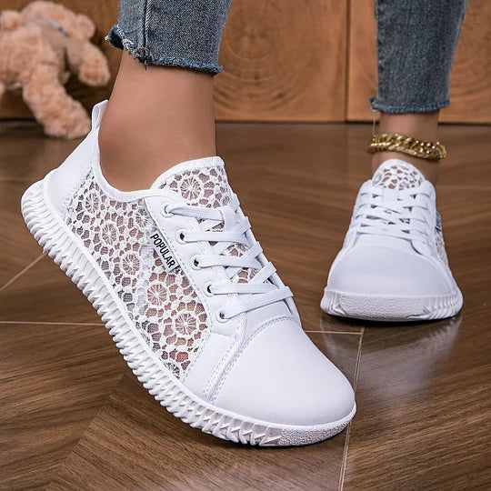 Orly - Atmungsaktiver Mesh Schnürloafer