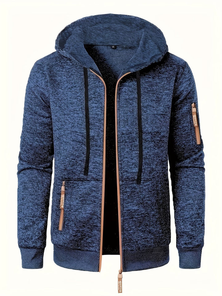Ewen – Langarm Hoodie Mit Reißverschluss