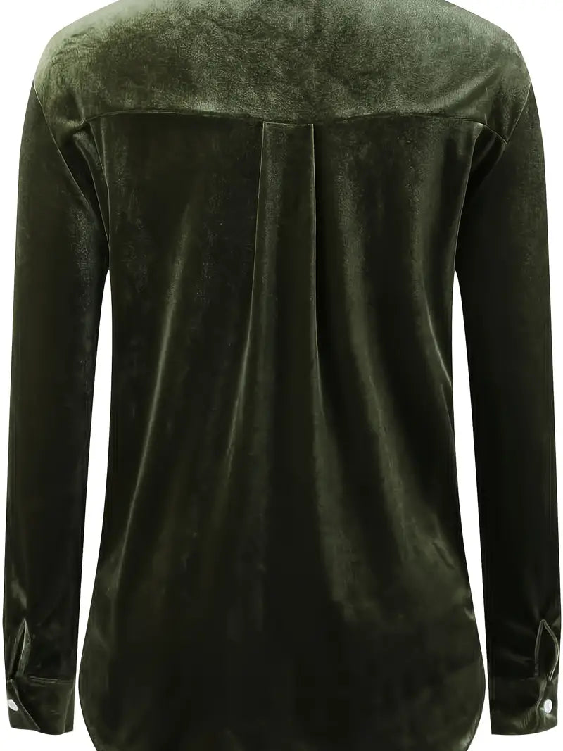 Geanie - Langarm Hemd Mit Vorderseite Taschen