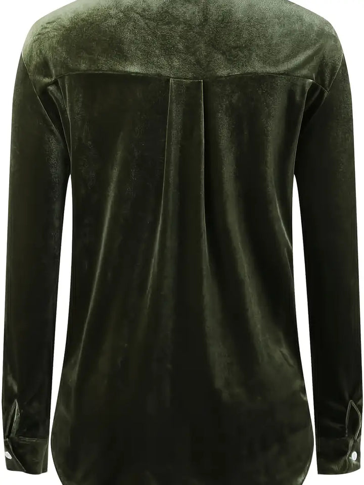 Geanie - Langarm Hemd Mit Vorderseite Taschen