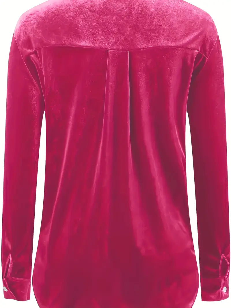 Geanie - Langarm Hemd Mit Vorderseite Taschen