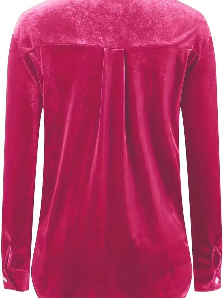 Geanie - Langarm Hemd Mit Vorderseite Taschen