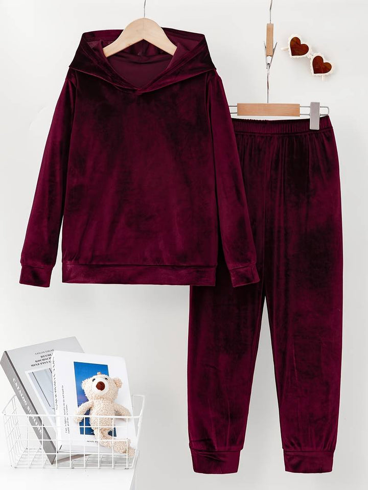 Tiferet - Elegantes Set Aus Kapuzen Pullover Und Hose