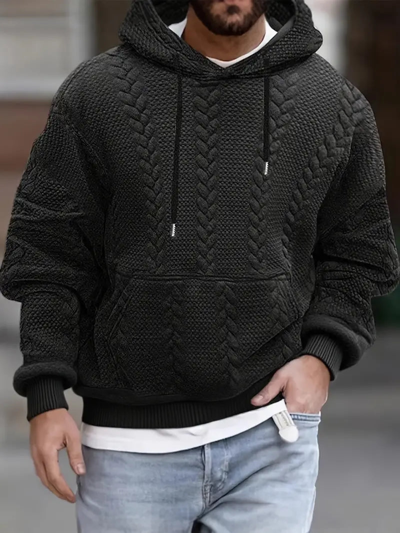 Connolly – Lässiger Strickpullover Mit Kapuze Und Fronttasche