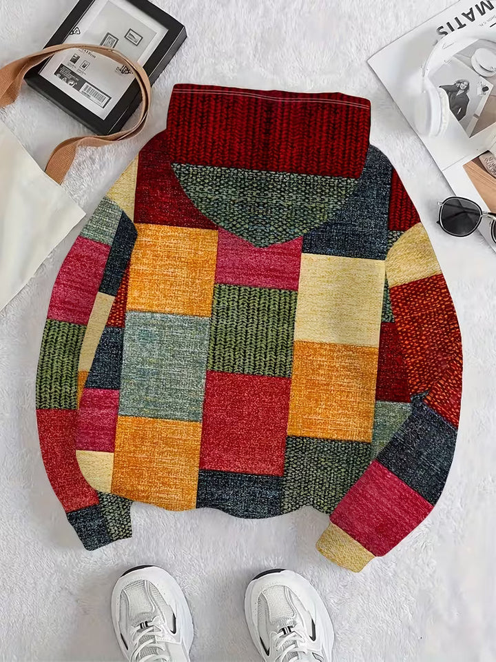 Nyara – Sweatshirt mit geometrischen Mustern
