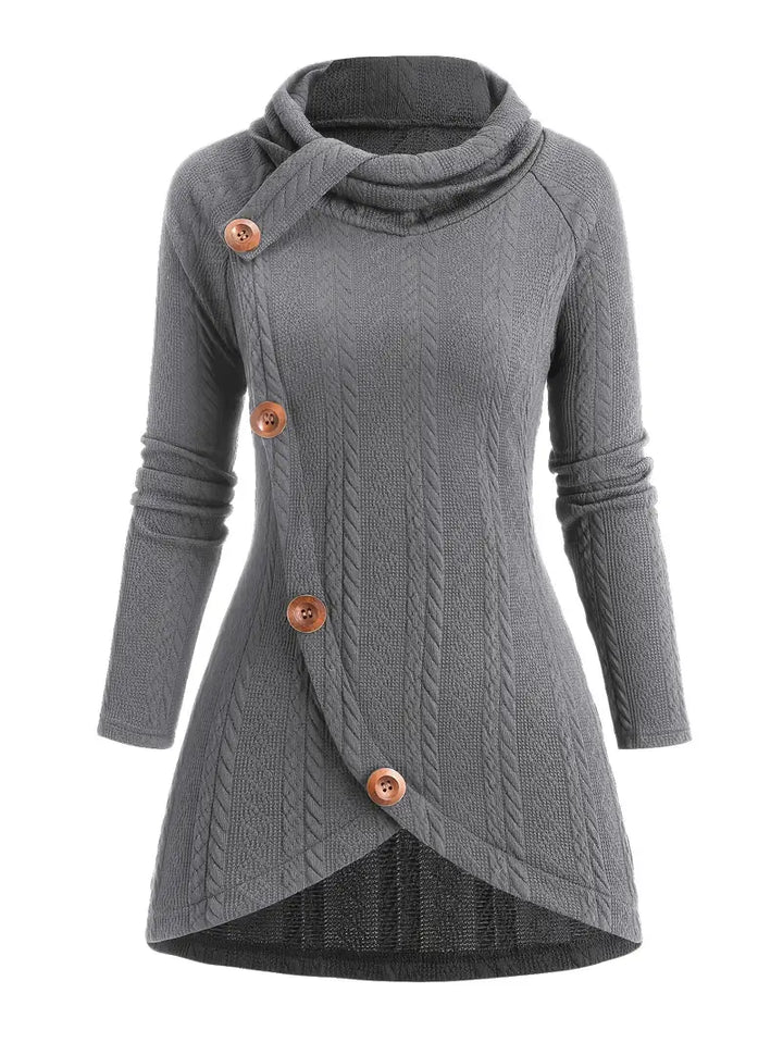Masabata – Lässige Strickjacke Mit Knöpfen