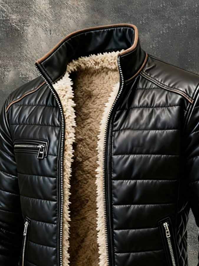 Alec - Vintage-Lederjacke