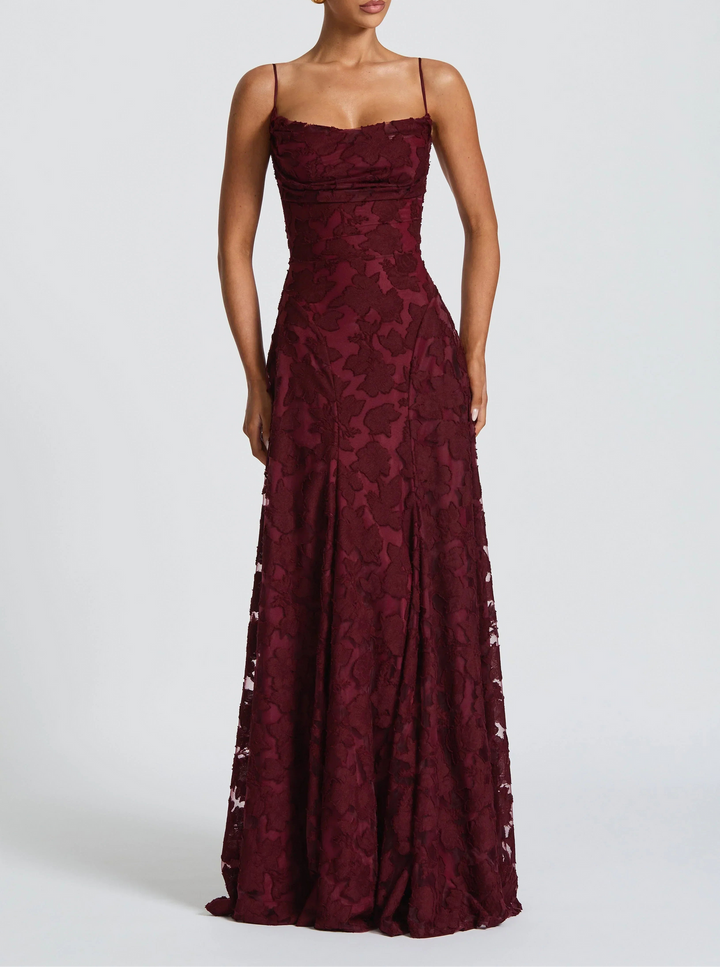 Alonah - Elegantes Fließendes Maxi Kleid