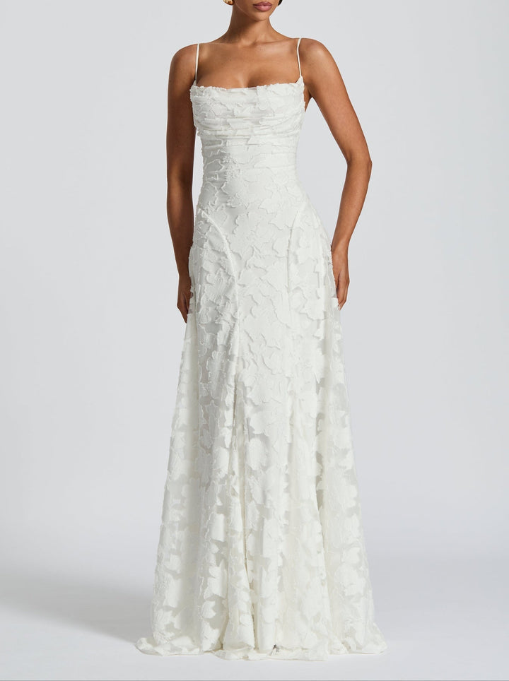 Alonah - Elegantes Fließendes Maxi Kleid