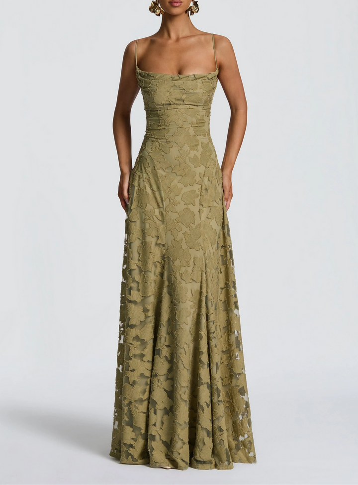 Alonah - Elegantes Fließendes Maxi Kleid