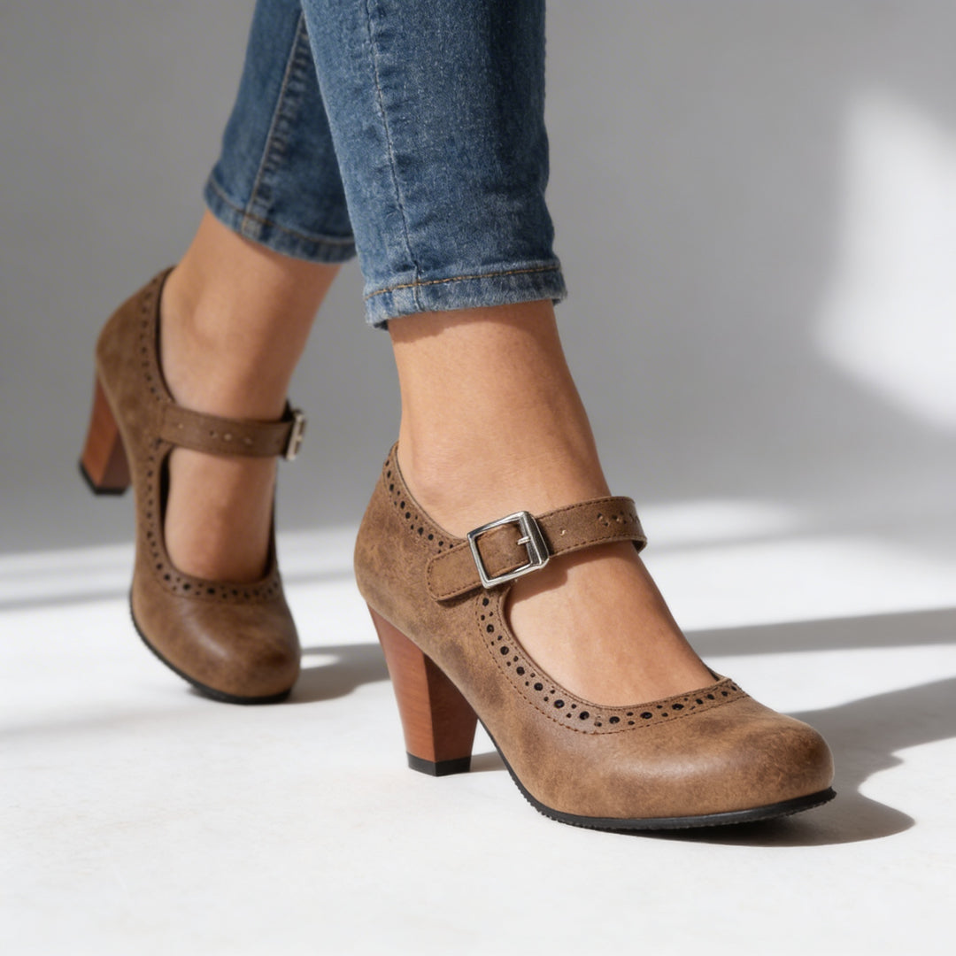 Oriana - Elegante Pumps Mit Schnallenriemen