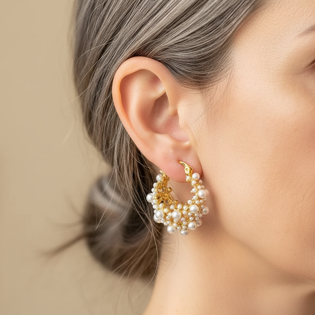 Niriah – Creolen im Vintage Stil